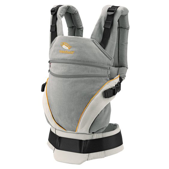 manduca Babytrage XT Cotton - Grey Orange