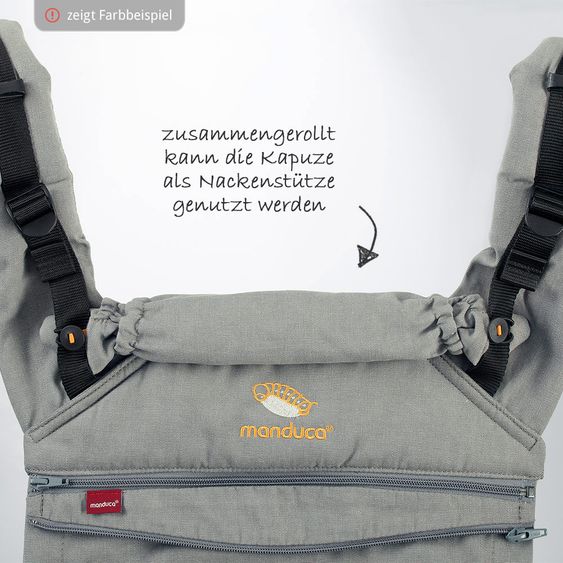 manduca Baby carrier XT Cotton - Grey White