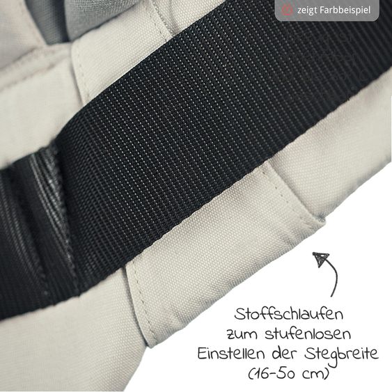 manduca Babytrage XT für Neugeborene ab 3,5 kg - 20 kg mit 3 Tragepositionen aus 100% Bio-Baumwolle - Bellybutton - PepitaNavy