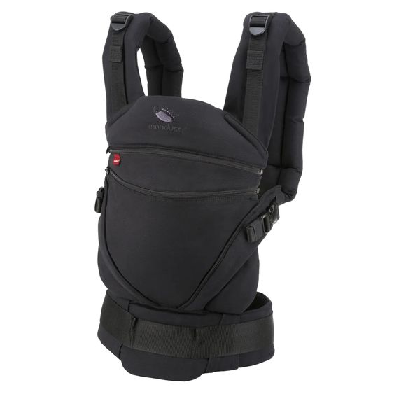 manduca Baby carrier XT for newborns from 3.5 kg - 20 kg with 3 carrying positions made of 100% organic cotton - Obsidian