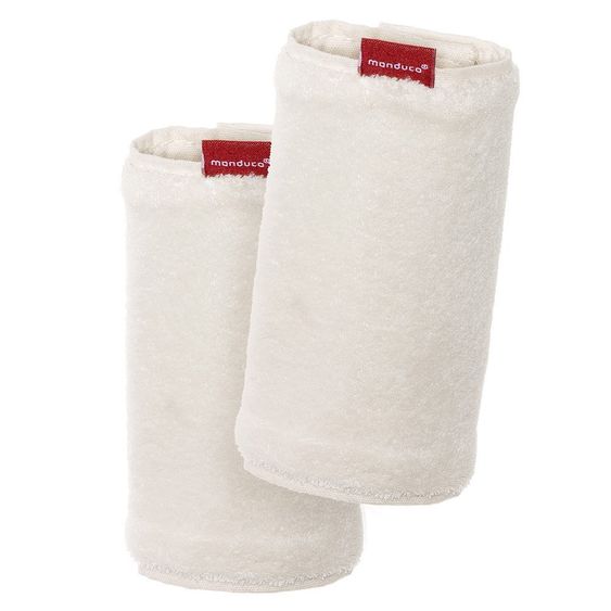 manduca Gurtschoner Fumbee für Babytrage 2er Pack - Ecru