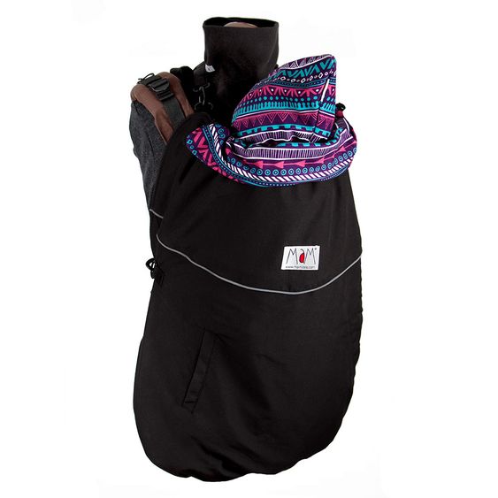 manduca Tragecover Deluxe Flex - Black / Boho Print