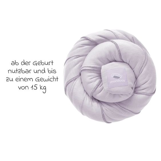 manduca Fascia porta bebè Fascia elastica 510 x 60 cm - Lavanda