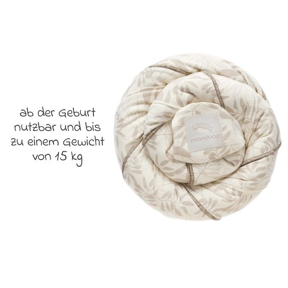 manduca Tragetuch Sling elastisch 510 x 60 cm - Limited Edition - Botanic Vanilla