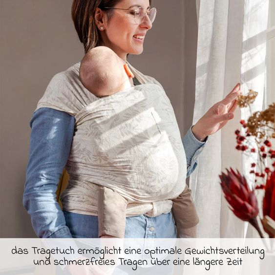 manduca Tragetuch Sling elastisch 510 x 60 cm - Limited Edition - Botanic Vanilla