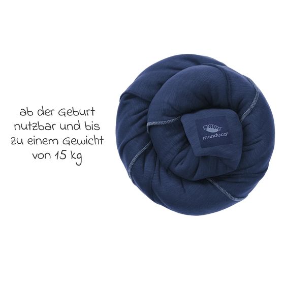 manduca Fascia porta bebè Fascia elastica 510 x 60 cm - Navy