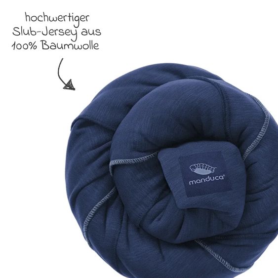 manduca Fascia porta bebè Fascia elastica 510 x 60 cm - Navy
