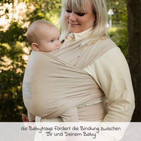manduca Baby sling Elastic Sling 510 x 60 cm - Powder