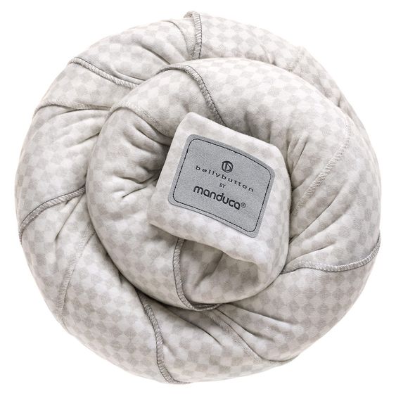 manduca Tragetuch Sling - Soft Check - bellybutton - Sand