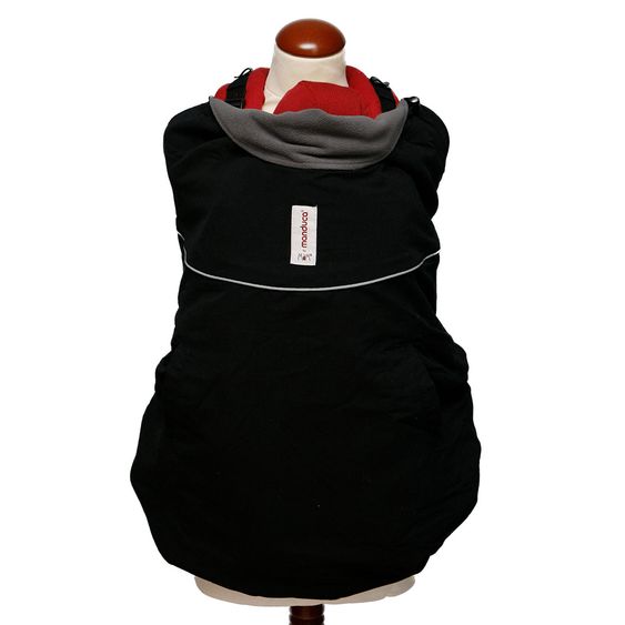 manduca Wintercover Deluxe - Black/Storm Cloud