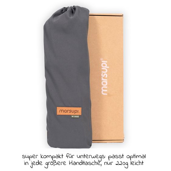 Marsupi Marsupio Breeze 2.0 taglia XL per neonati da 3,5 kg a 15 kg - Grigio chiaro