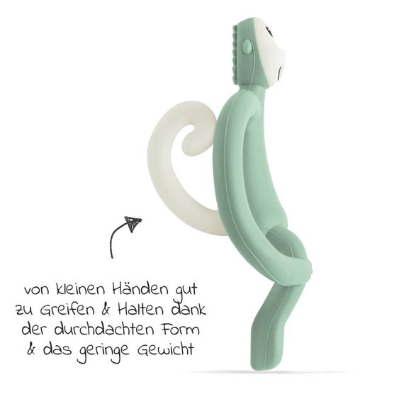 Matchstick Monkey Beißring Affe - Mintgrün