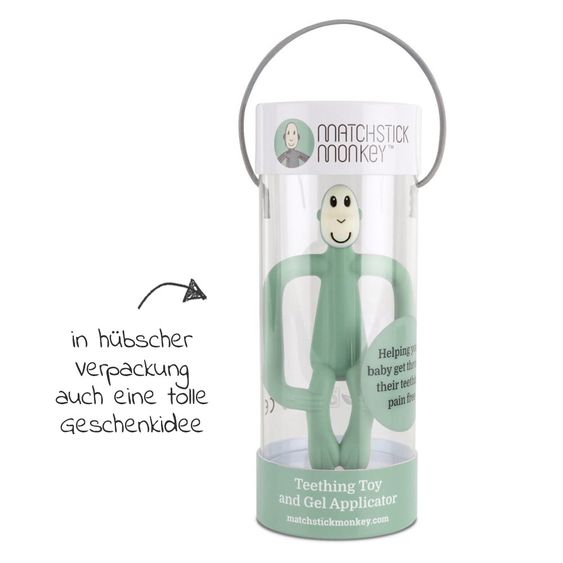 Matchstick Monkey Beißring Affe - Mintgrün