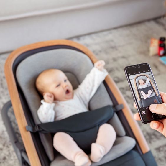 Maxi-Cosi 2- in 1 -Babywippe Kori ab der Geburt mit Neugeborenen-Inlay nur 2,3 kg - Essential Graphite