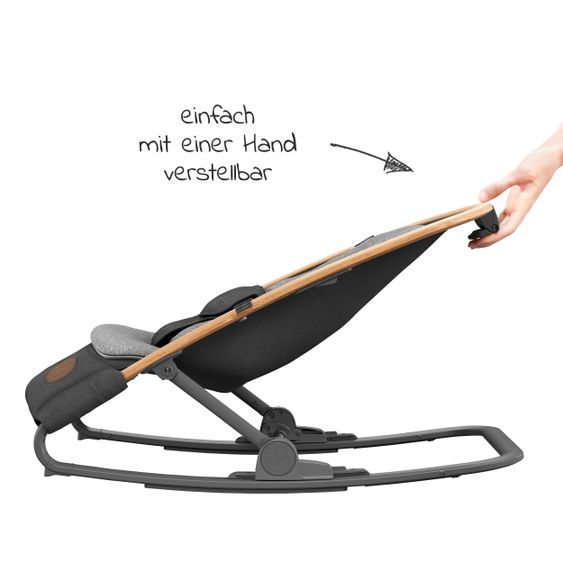 Maxi-Cosi 2- in 1 -Babywippe Kori ab der Geburt mit Neugeborenen-Inlay nur 2,3 kg - Essential Graphite
