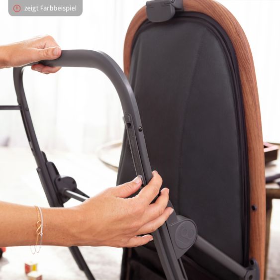 Maxi-Cosi 2- in 1 -Babywippe Kori ab der Geburt mit Neugeborenen-Inlay nur 2,3 kg - Essential Grey