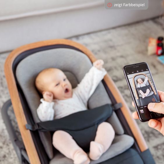 Maxi-Cosi 2- in 1 -Babywippe Kori ab der Geburt mit Neugeborenen-Inlay nur 2,3 kg - Essential Grey