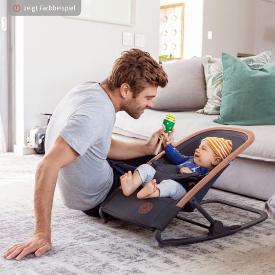 Maxi-Cosi 2- in 1 -Babywippe Kori ab der Geburt mit Neugeborenen-Inlay nur 2,3 kg - Essential Grey