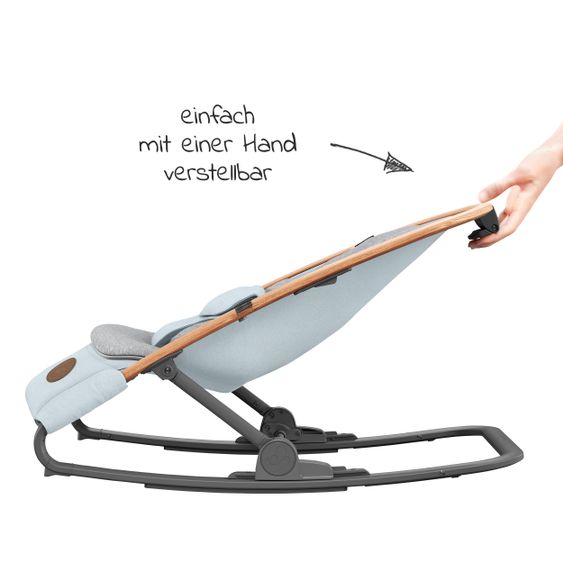 Maxi-Cosi 2- in 1 -Babywippe Kori ab der Geburt mit Neugeborenen-Inlay nur 2,3 kg - Essential Grey