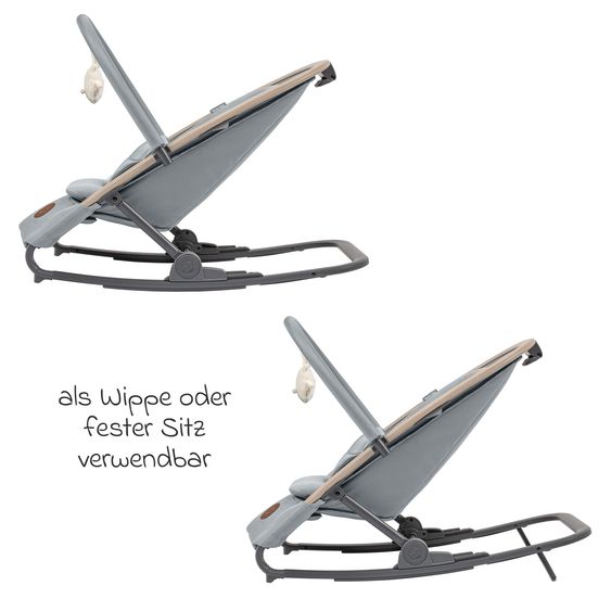 Maxi-Cosi Sdraietta 2 in 1 Kori dalla nascita con inserto per neonati solo 2,3 kg leggera - Beyound - Grigio Eco