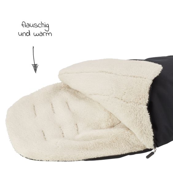 Maxi-Cosi 2 in 1 Fußsack für Kinderwagen & Buggys von Maxi-Cosi - Essential Black