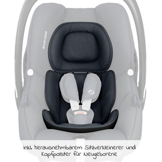 Maxi-Cosi 2 -in-1 Kinderwagen-Set Buggy Lara² inkl. Babyschale CabrioFix i-Size & Adapter - Essential Graphite