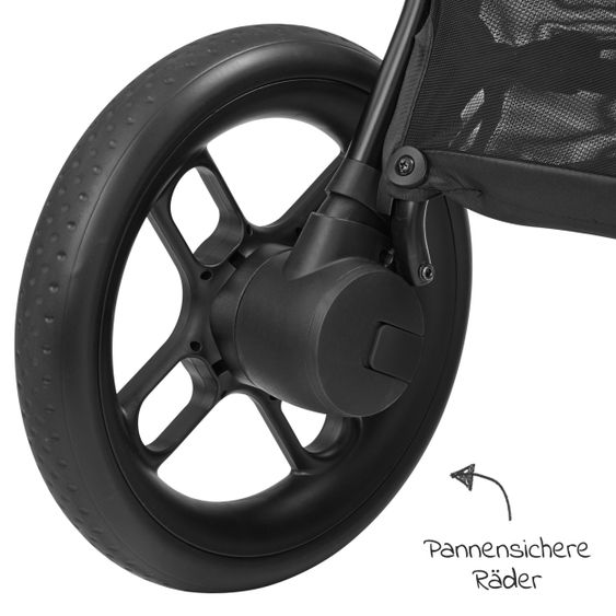 Maxi-Cosi 2 -in- 1 Kombi-Kinderwagen Zelia³ wendbarer Sitz & Wanne in einem, verstellbarer Schieber, 22 kg - Essential Black