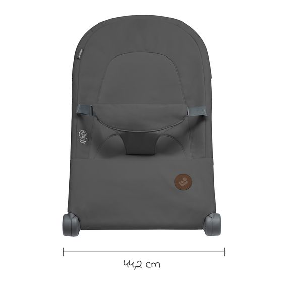 Maxi-Cosi 2in1 Babywippe Loa Beyond Eco Care ab Geburt - 6 Monate mit Wippfunktion - federleicht nur 2 kg - Graphite