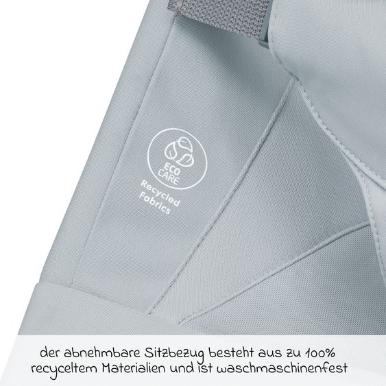 Maxi-Cosi 2in1 Babywippe Loa Beyond Eco Care ab Geburt - 6 Monate mit Wippfunktion - federleicht nur 2 kg - Grey