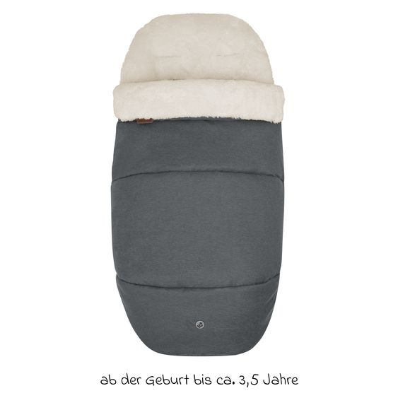 Maxi-Cosi 2in1 footmuff for baby carriages & buggies by Maxi-Cosi - Twillic Graphite