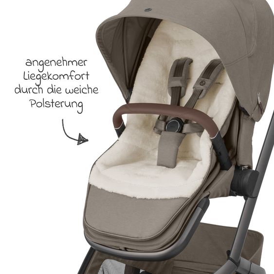 Maxi-Cosi 2in1 Fußsack für Kinderwagen & Buggys von Maxi-Cosi - Twillic Truffle2