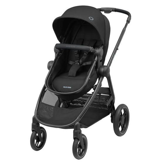 Maxi-Cosi Set passeggino Zelia³ 3 in 1 con seggiolino auto CabrioFix i-Size e adattatore, 22 kg - Nero