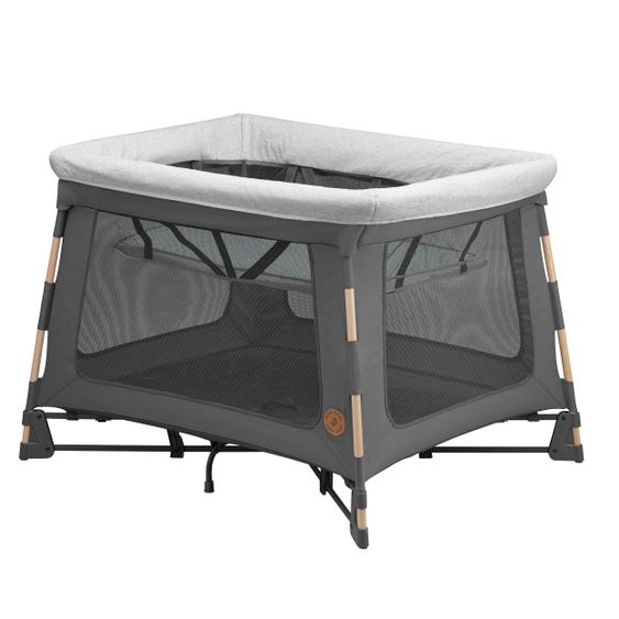 Maxi-Cosi 3 in 1 Reisebett Swift Reisebett, Beistellbett, Laufstall mit Matratze & Tragetasche nur 7 kg - Beyond Graphite