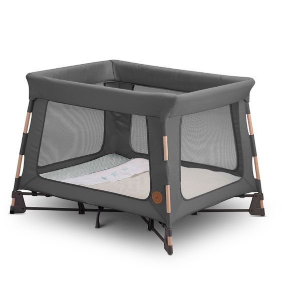Maxi-Cosi 3 in 1 Reisebett Swift Reisebett, Beistellbett, Laufstall mit Matratze & Tragetasche nur 7 kg - Beyond Graphite