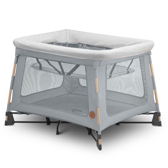 Maxi-Cosi 3 in 1 Reisebett Swift Reisebett, Beistellbett, Laufstall mit Matratze & Tragetasche nur 7 kg - Beyond Grey