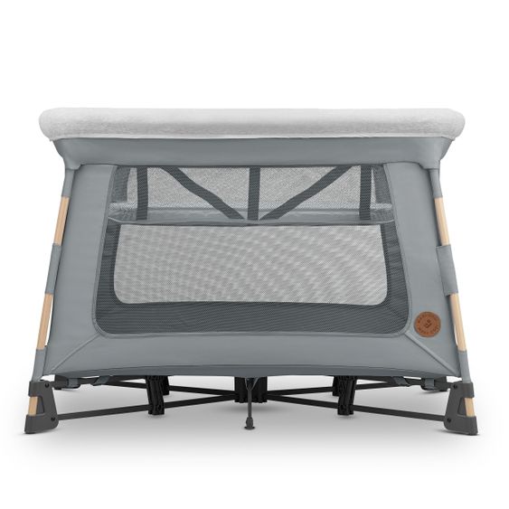 Maxi-Cosi 3 in 1 Reisebett Swift Reisebett, Beistellbett, Laufstall mit Matratze & Tragetasche nur 7 kg - Beyond Grey
