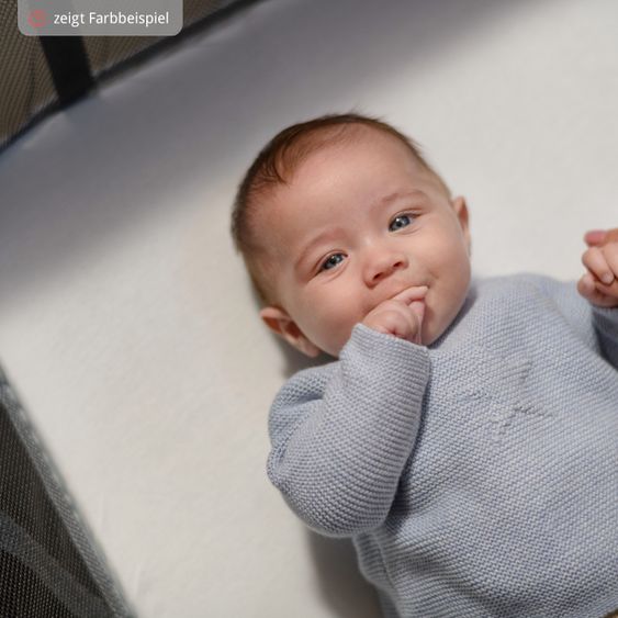 Maxi-Cosi 3 in 1 Reisebett Swift Reisebett, Beistellbett, Laufstall mit Matratze & Tragetasche nur 7 kg - Beyond Grey