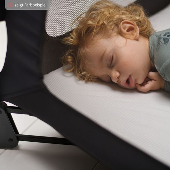 Maxi-Cosi 3 in 1 Reisebett Swift Reisebett, Beistellbett, Laufstall mit Matratze & Tragetasche nur 7 kg - Beyond Grey