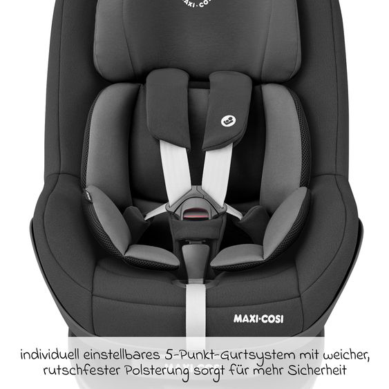 Maxi-Cosi 3in1 Babyschale & Reboarder-Set ab Geburt - 4 Jahre (45 cm - 105 cm) mit Babyschale Pebble Pro, Kindersitz Pearl Pro 2 inkl. FamilyFix 3 - Black