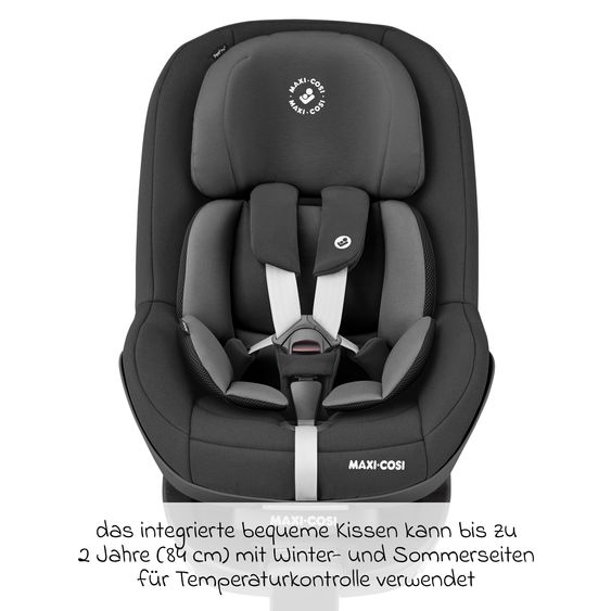 Maxi-Cosi 3in1 infant car seat & reboarder set from birth - 4 years (61 cm - 105 cm) with Pebble Pro infant car seat, Pearl Pro 2 child seat, FamilyFix 3 incl. protective pad & buggy book - Black