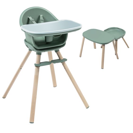 Maxi-Cosi 4-in-1 high chair Moa from 6 months - 5 years High chair, booster seat, table & chair - Beyond Green2 Eco