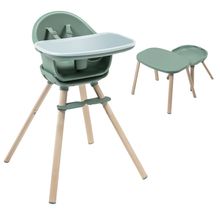 4-in-1 high chair Moa from 6 months - 5 years High chair, booster seat, table & chair - Beyond Green2 Eco