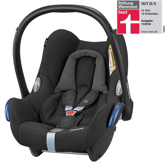 Maxi-Cosi 4 in 1 Kinderwagen-Set Adorra inkl. Babywanne Oria, Babyschale Cabriofix & FamilyFix - Nomad Black