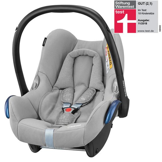 Maxi-Cosi 4 in 1 Kinderwagen-Set Laika inkl. Tragetasche, Babyschale Cabriofix & FamilyFix - Nomad Grey