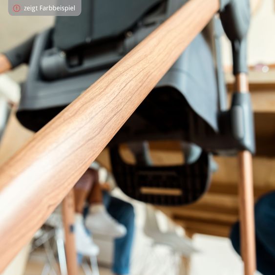 Maxi-Cosi 6in1 Hochstuhl Minla mitwachsend ab Geburt-6 Jahre Hochstuhl, Babyliege mit Liegefunktion & Tablett - Essential Blue