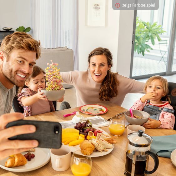 Maxi-Cosi 6in1 Hochstuhl Minla mitwachsend ab Geburt-6 Jahre Hochstuhl, Babyliege mit Liegefunktion & Tablett - Essential Blue