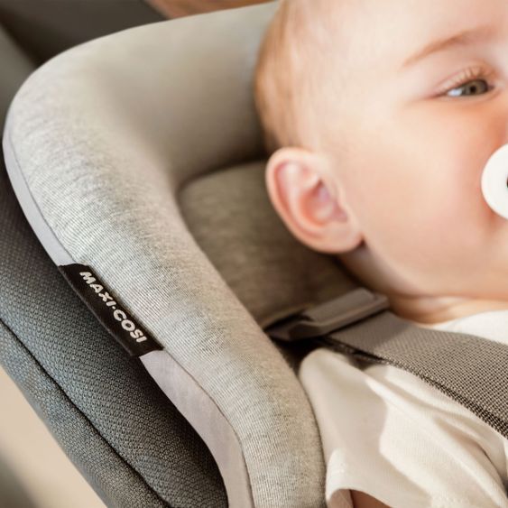 Maxi-Cosi 6in1 Hochstuhl Minla mitwachsend ab Geburt-6 Jahre Hochstuhl, Babyliege mit Liegefunktion & Tablett - Essential Graphite