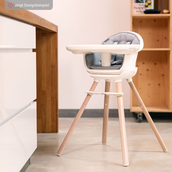 Maxi-Cosi 8in1 high chair Moa growing from 6 months-5 years high chair, booster seat, table, chair & stool - Beyond Graphite