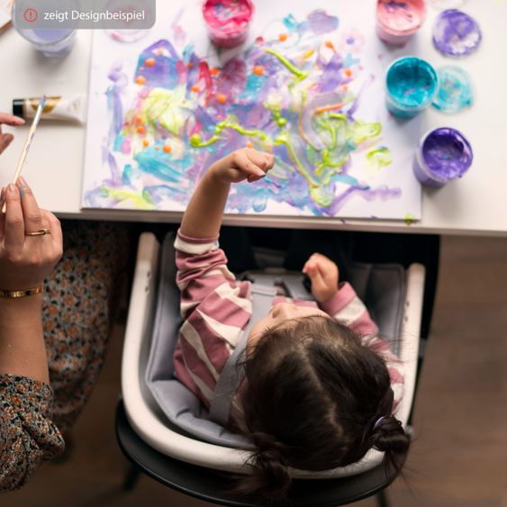 Maxi-Cosi 8in1 high chair Moa growing from 6 months-5 years high chair, booster seat, table, chair & stool - Beyond Graphite