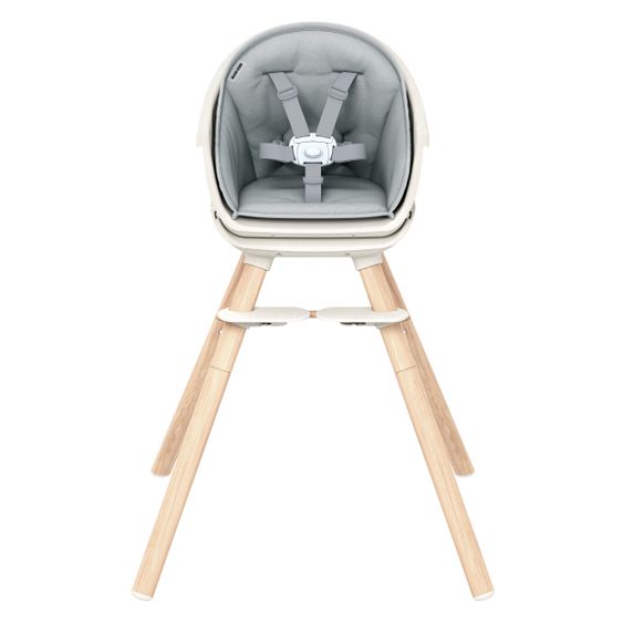 Maxi-Cosi 8in1 high chair Moa growing from 6 months-5 years high chair, booster seat, table, chair & stool - Beyond White